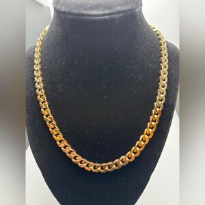 Christian Dior Chunky Curb Link Necklace